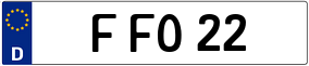 Truck License Plate